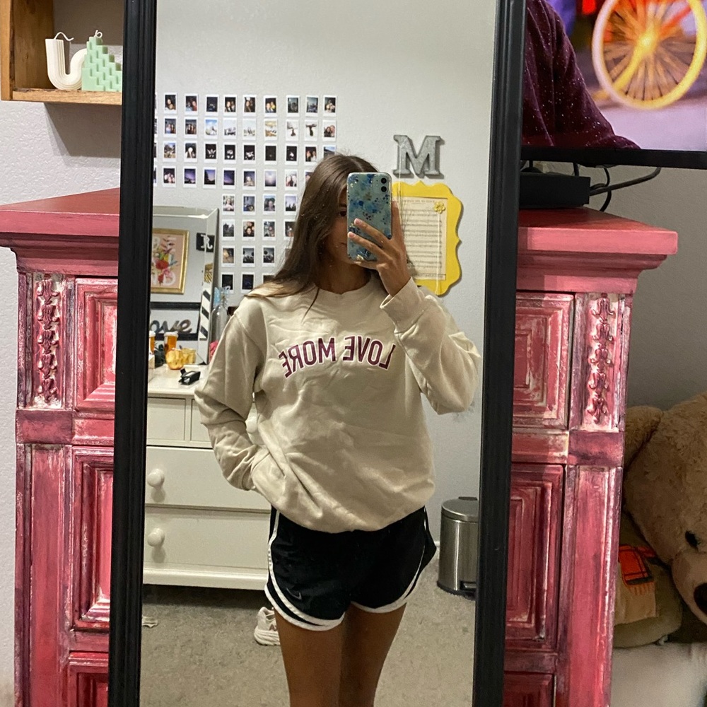 Love More Tan Sweatshirt